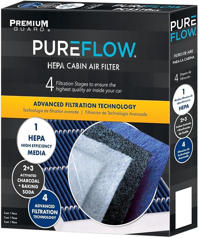 Pureflow HEPA Cabin Air Filter PC99525HX | Fits 2020-22 Hyundai Palisade - Image 2