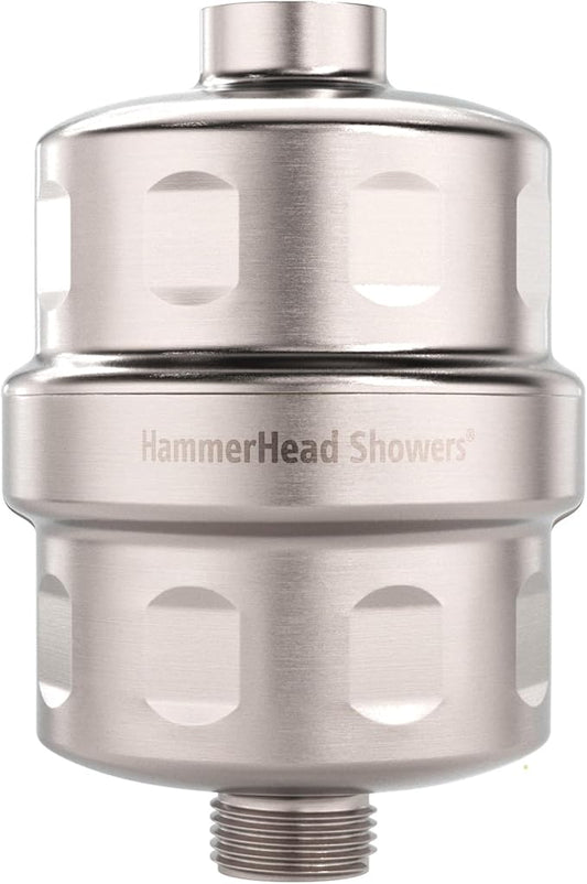 HammerHead Showers® Solid Metal Shower Head Filter – KDF 55 Shower Filter by HammerHeadShowers