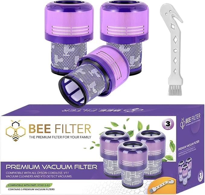 Dyson V15 Filter, V15 Detect Absolute, V15 Submarine, V15 Detect Filter by PremiumVacuumFilterBagsReplacement