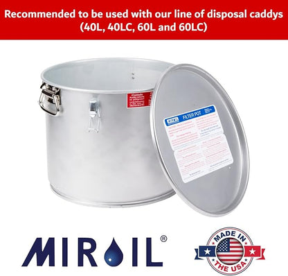 MirOil B22FS Fryer Oil Filter Bag & Frame Combo, Extends Life, Polish Hot & - Image 7