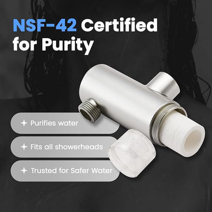 NSF 42 Certified Universal & Easy Installation Shower Filter - Image 2