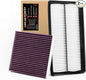 Engine & Upgrade Cabin Air Filter Kit Compatible by Reeoutdoor