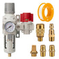 Industrial Air Compressor Filter Regulator Combo 3/8" NPT 0-150 PSI Gauge by LNCHKA