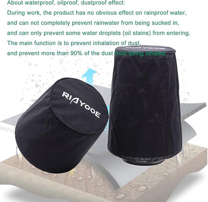 Cone Air Filter Sock Waterproof Universal Fit - Image 5