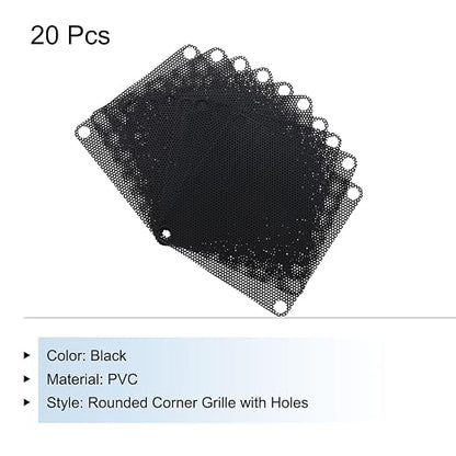 MECCANIXITY 20PCS PC Dust Filter, 70mmx70mm PVC Computer Case Cooler Dustproof - Image 3