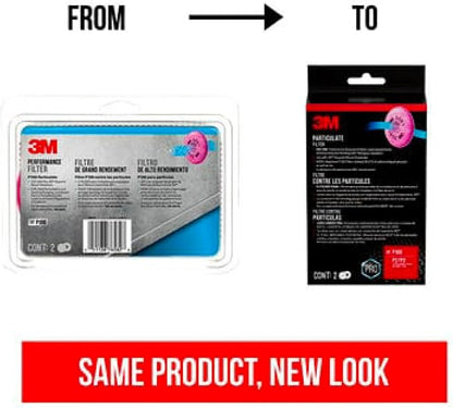 3M particulate filters P100 #2091/07000, One Size - Image 7