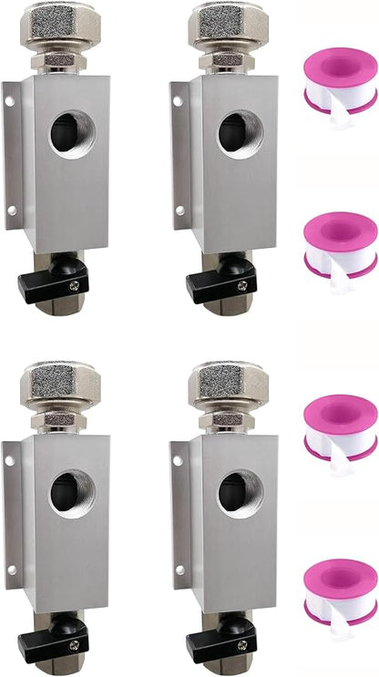 4 Packs Air Compressor Outlet Kit 3/4 Inch by AXILYZE
