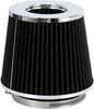 PTNHZ Universal Black 4" 102mm High Flow Cold Air Intake Cone Air Filter Power by PTNHZ+RACING