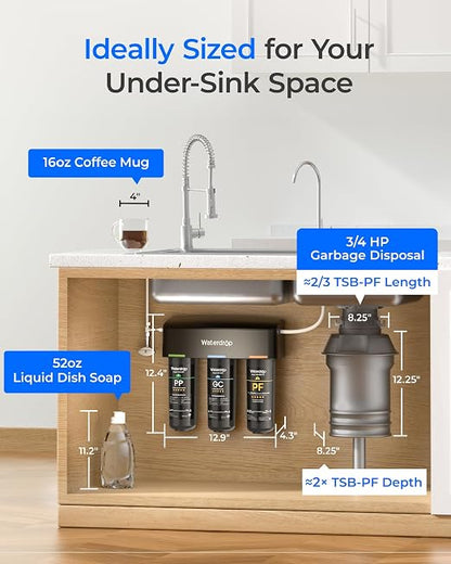 Waterdrop TSB-PF Under Sink Water Filter,  + - Image 6