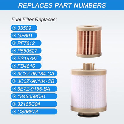 CARMOCAR FD4616 Fuel Filter and FL2016 Oil Filter Replacement - Image 3