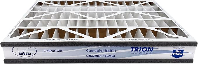16x25x3 TRION Air Bear Cub Pleated HVAC Air Filter MERV 8 - Image 5