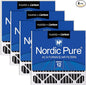 Nordic Pure 20x20x5 Honeywell Replacement Furnace Filters MERV 12 Plus Carbon 4 by NordicPure