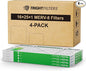 16x25x1 Air Filter 4 Pack, MERV 8 Pleated Dust Defense Air Filters Replacement by TrightFilters