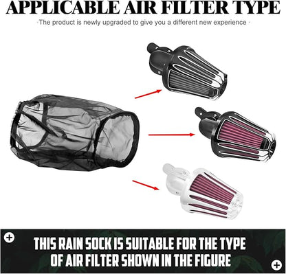 Air Cleaner Rain Socker Filter Waterproof Protective Cover Fit - Image 8