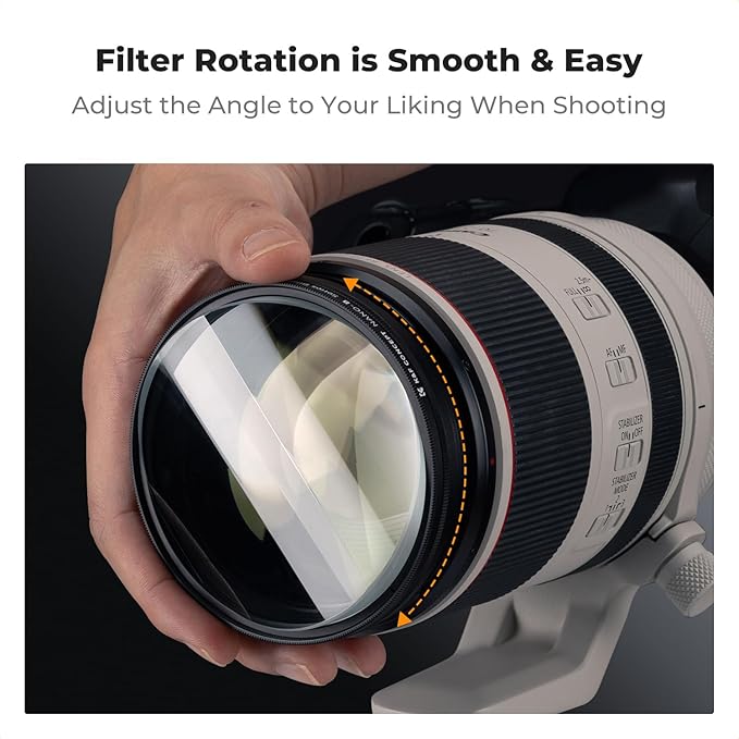 K&F CONCEPT 77mm Bilateral Blur Ghost Motion Filter Super Speed Effects - Image 5
