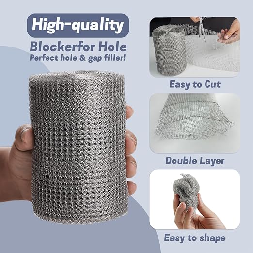 5" X 30 ft 304 Stainless Steel Mesh, Wire Mesh - Image 4