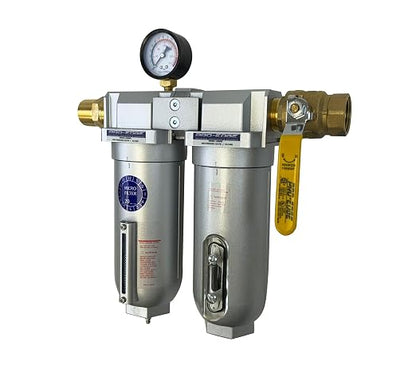 1" NPT Industrial Coalescing Filter Removes Oil, Moisture Vapor Aerosols and in - Image 2