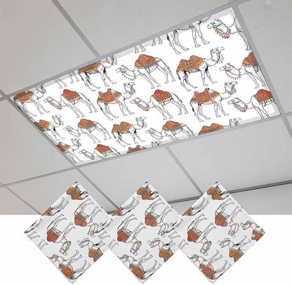 3 Pack Fluorescent Light Cover, Sand Camel Light Covers by Unknown