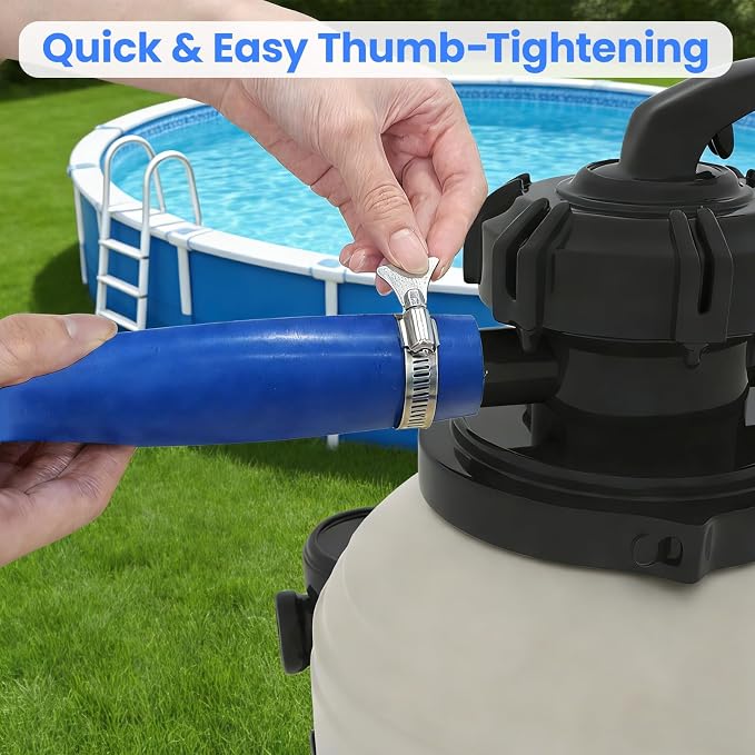Poolvio Backwash Hose 1-1/2" x 50 ft, Leak-Free - Image 5