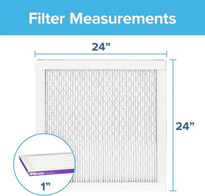 Filtrete 24x24x1 AC Furnace Air Filter, MERV 12, MPR 1500, CERTIFIED asthma & - Image 2