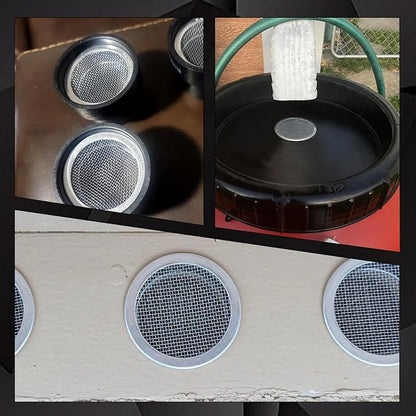 2-Inch Round Open Screen Vent, Mill Finish, 12 Pack - Image 7