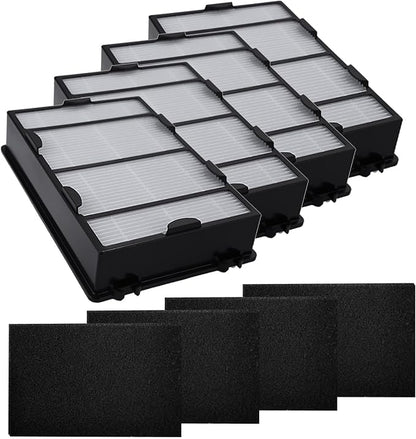 4Pcs HAPF600 HEPA Replacement Filters Kit Replacement by Hoypeyfiy