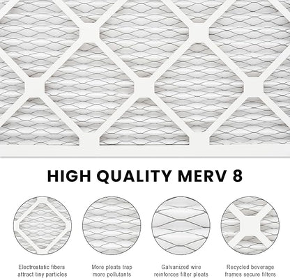 12x12x1 Air Filter MERV 8, HVAC/Furnace AC Filter Replacement, Dust - Image 4