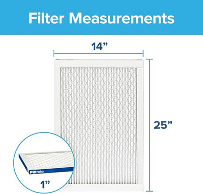 Filtrete 14x25x1 AC Furnace Air Filter, MERV 13, MPR 2200, Elite Allergen - Image 2