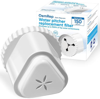 1Pack Replacement Filter for EPIC Water Filter Pitcher, Water Filter Pitcher by OemRep