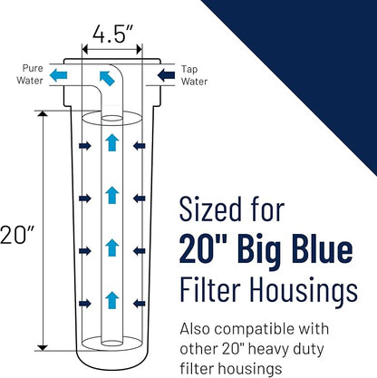 Pentair Pentek 150235 Big Blue Filter Housing, 1 1/2" NPT #20 Whole House Heavy - Image 3