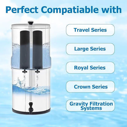 Water Filter Replacement for Berkey® BB9-2 Black Activated Carbon Filters - Image 3