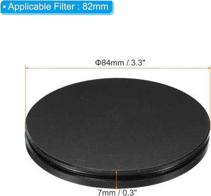 PATIKIL 82mm Lens Cap, Camera Lens Cap Cover Universal Lens Filter Stack Cap - Image 2