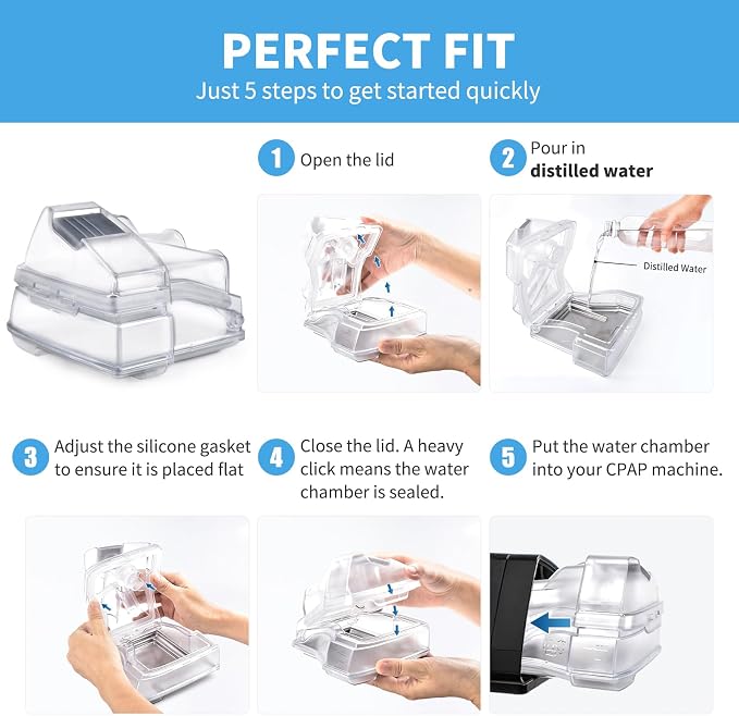 1 PC Replacement Water Chamber for AirSense 10 & AirCurve 10, Perfect Fit and - Image 5