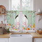 Easter Kitchen Curtains 54 Inch Long 2 Panel Set, Rod Pocket Window Curtains by Unknown
