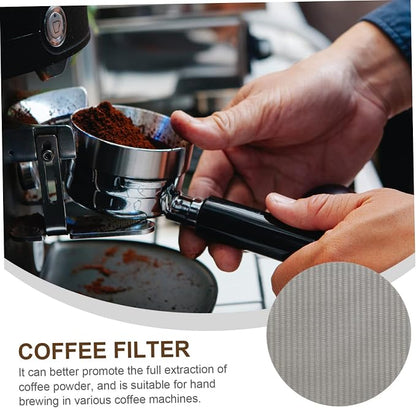 Lurrose Coffee Filter Screen Stainless Steel Espresso Coffee Filter - Image 9