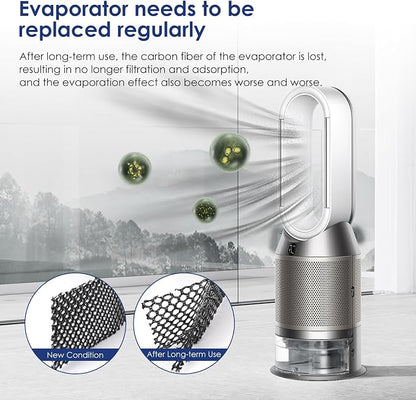 2 Pack Air Purifier Carbon Fiber Evaporator Filter Compatible - Image 4