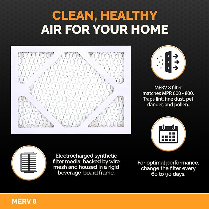 Tiger Tough 18x18x1 Air Filter MERV 8 MPR 600-800, High-Performance Pleated - Image 3