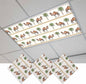 Fluorescent Light Covers for Ceiling Lights Desert Camel Magnetic Light Filters by Home+L6