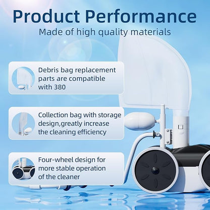 MAKHOON Upgrade Pool Pressure Side Sweeper – Professional Pool Cleaner - Image 3