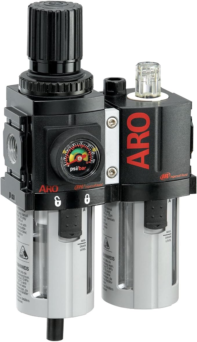 ARO C38231-600-VS Air Filter-Regulator-Lubricator Combination, 3/8" NPT - Image 2