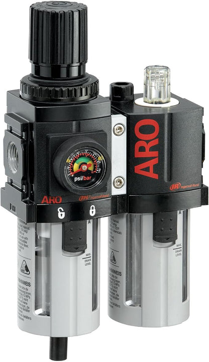 ARO C38231-600-VS Air Filter-Regulator-Lubricator Combination, 3/8" NPT by IngersollRand