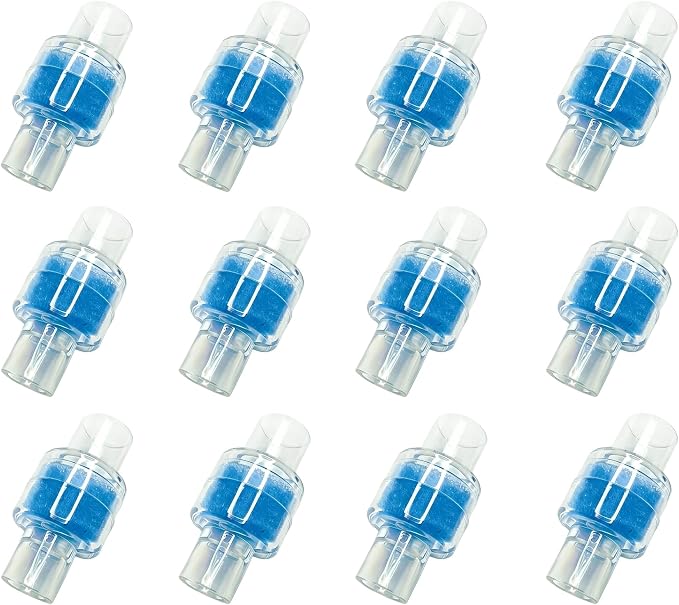 12 Pack Universal Heat Moisture Exchanger/Exchange Filter Replacement by Unknown
