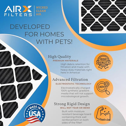 20x25x1 Air Filter MERV 7 Rating, 12 Pack of Furnace Filters Comparable to MPR - Image 3