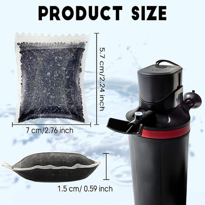 xcivi 6PCS Carbon Filter Media for Aquariums, Premium Activated Carbon - Image 6
