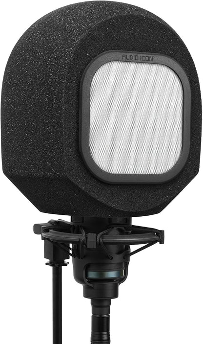 Soundbox Vocal Recording Isolation Booth | Portable Microphone Shield, Pop by AudioIcon