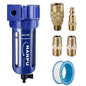 NANPU 1/4" NPT Compressed Air Filter, Zinc Alloy, 5 Micron Brass Element by NANPU