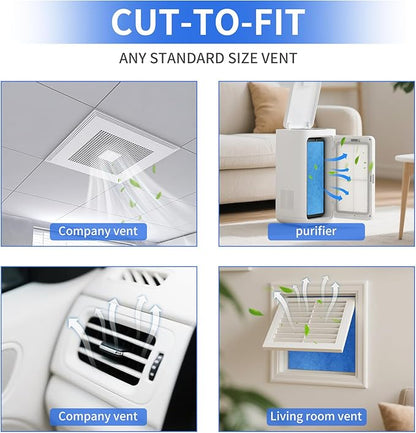 Air Vent Filters, MERV 8 Reusable 3-Layer Air Vent Filter - Image 3
