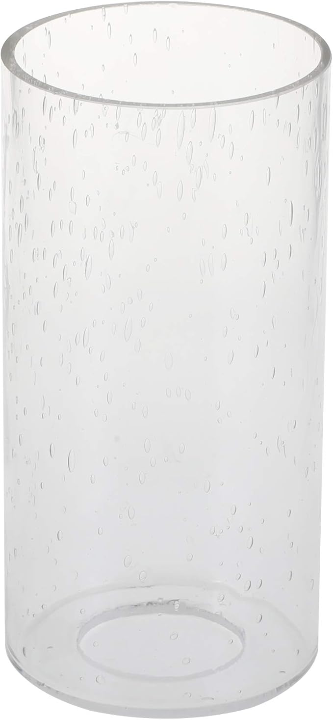 GoLucky Clear Bubble Cylinder Bubble Glass Shade Accessory Glass Lamp Fixture by Unknown