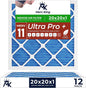 MervKing 20x20x1 Air Filter Actual Size: 19.7" x 19.7" x 0.75" MERV 11 MPR by MervKing