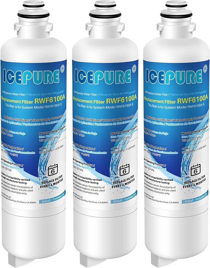 ICEPURE Refrigerator Water Filter Replacement by ICEPURE